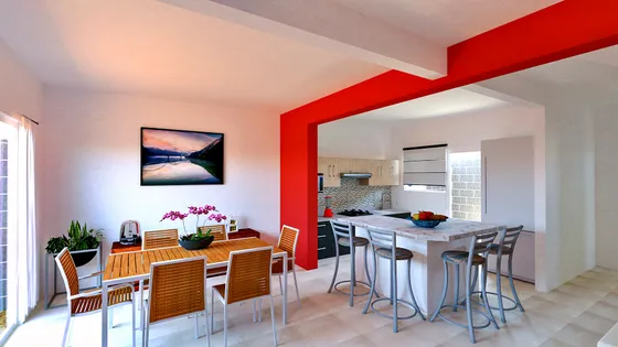 Modelo Goleta: interior