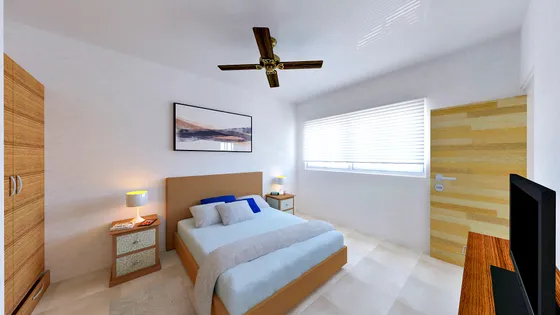 Modelo Goleta: interior