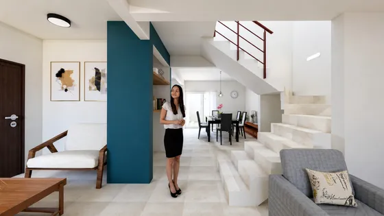 Modelo Navío: interior escalera
