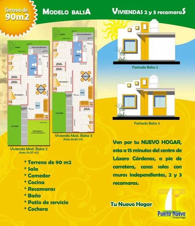 Puerto Nuevo: Planta arquitectónica