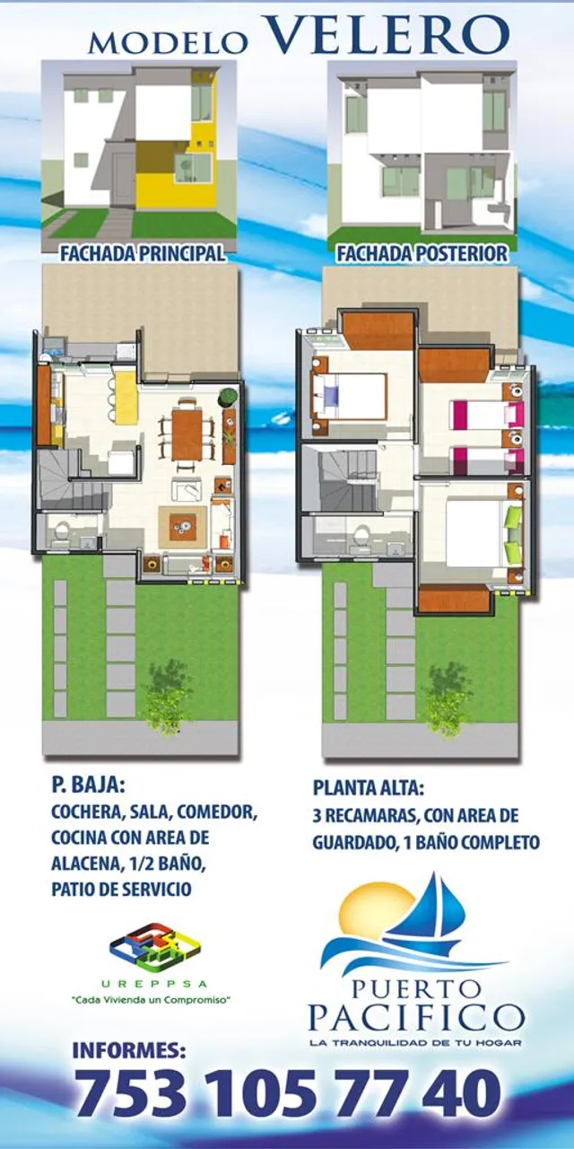 Puerto Pacifico: Planta arquitectónica